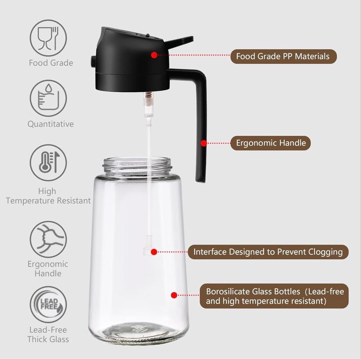Oil sprayer bottle for cooking — 5
