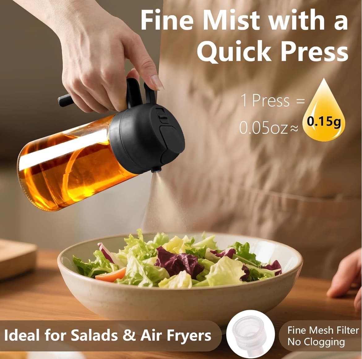 Oil sprayer bottle for cooking — 6